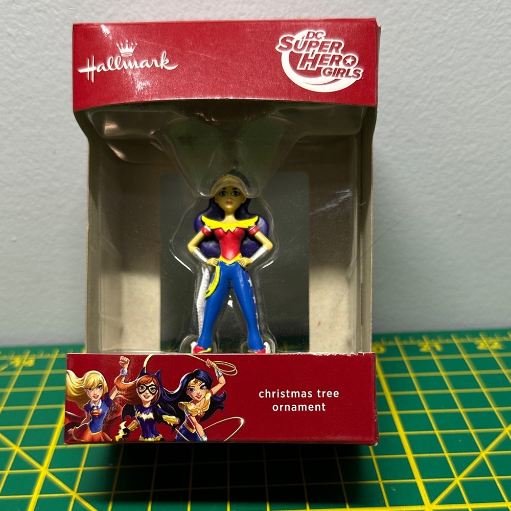 Hallmark Super Hero Girls Ornament - Red, Blue, Yellow